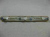 ANTIQUE LARGE .22CT OLD MINE DIAMOND & SAPPHIRE 14KT 2 TONE GOLD FILIGREE BROOCH