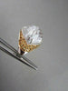 ANTIQUE WIDE 25.22CT HUGE 14KT DIAMOND, CITRINE & PINKISH QUARTZ GOLD EARRINGS!!