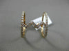 ESTATE LARGE .67CT ROUND DIAMOND 18KT ROSE GOLD 3D ZIG ZAG OPEN LOVE FUN RING