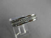 ESTATE 14KT WHITE GOLD SOLID ROPE & SHINY DESIGN MEN'S WEDDING RING 5mm #23146