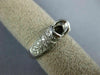 ESTATE .62CT DIAMOND 14KT WHITE GOLD 3D OVAL SEMI MOUNT ENGAGEMENT RING #18667