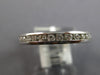 .80CT DIAMOND 14K WHITE GOLD ROUND CHANNEL 3mm ETERNITY WEDDING ANNIVERSARY RING