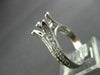 ESTATE .46CT DIAMOND 3D PRONG 18KT WHITE GOLD SEMI MOUNT ENGAGEMENT RING #187