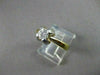 ESTATE .52CT DIAMOND 14KT W&Y GOLD SOLITAIRE FLORAL ENGAGEMENT RING #11348