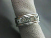 ESTATE 1.26CT DIAMOND 5 STONE PLATINUM CHANNEL MENS ANNIVERSARY RING F/VS #18705