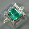 ESTATE 1.36CT DIAMOND & AAA SAPPHIRE 14K YELLOW GOLD 3D 3 STONE ANNIVERSARY RING