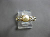 .05CT DIAMOND & AAA SOUTH SEA PEARL 14K 2 TONE GOLD CLASSIC INFINITY RING #28053