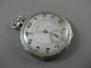 ANTIQUE 14KT WHITE GOLD FILIGREE HOWARD POCKET WATCH FROM LATE 1800'S #17579
