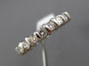 ESTATE 2.26CT ROUND DIAMOND 14KT WHITE GOLD 3D ETERNITY ANNIVERSARY RING #7686