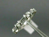 ESTATE .45CT ROUND & BAGUETTE DIAMOND & AAA EMERALD 14KT WHITE GOLD RING #4731