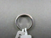 ESTATE NARROW MILGRAIN ROUND DIAMOND 14KT WHITE GOLD WEDDING ANNIVERSARY RING