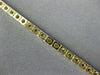 ESTATE LONG 3.10CT DIAMOND 14K YELLOW GOLD CLASSIC TENNIS BRACELET W/SAFETY LOCK