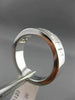 ESTATE 1.40CT DIAMOND 14KT WHITE GOLD 3D CHANNEL WEDDING ANNIVERSARY RING 6mm