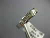 .75CT DIAMOND 14KT WHITE GOLD PRINCESS & BAGUETTE WEDDING ANNIVERSARY RING #1197