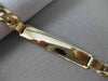 ESTATE LARGE & LONG 14KT YELLOW GOLD CONCAVE CURB ID ENGRAVABLE BRACELET #22868