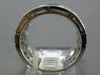 ESTATE WIDE 1.36CT MULTI COLOR DIAMOND 14KT WHITE GOLD 3D HEXAGON RING