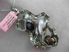 ESTATE LARGE DIAMOND & SOUTH SEA TAHITIAN PEARL 14KT BLACK GOLD NUGGET PENDANT