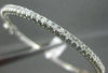 ESTATE NARROW 2.76CT DIAMOND 14KT WHITE GOLD ETERNITY BANGLE SIMPLY STUNNING!!
