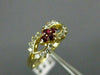 ANTIQUE .50CT DIAMOND & AAA RUBY 14KT YELLOW GOLD LOVE KNOT FILIGREE RING #21314