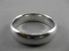 ESTATE TIFFANY & CO PLATINUM SHINY WEDDING ANNIVERSARY BAND RING 6mm #20730