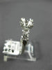 ANTIQUE .55CT DIAMOND PLATINUM 3D ROUND FISHTAIL SEMI MOUNT ENGAGEMENT #21989