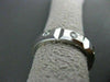 ESTATE WIDE .48CT DIAMOND 14K W GOLD SQUARE ETOILE ANNIVERSARY MENS RING #15429
