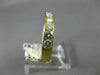ESTATE 1.20CT DIAMOND 14KT YELLOW GOLD 8 STONE CHANNEL ANNIVERSARY RING #21015
