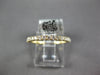 ESTATE .36CT DIAMOND 18KT YELLOW GOLD ROUND 2mm SEMI ETERNITY ANNIVERSARY RING