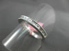ESTATE .51CT BAGUETTE DIAMOND 18KT WHITE GOLD 3D SEMI ETERNITY ANNIVERSARY RING