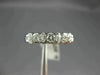 ANTIQUE .51CT DIAMOND 14KT WHITE GOLD 3D CLASSIC WEDDING ANNIVERSARY RING #11661