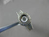 ESTATE .25CT OLD MINE DIAMOND 18KT WHITE GOLD FILIGREE MILGRAIN ENGAGEMENT RING