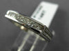 ESTATE .45CT PRINCESS DIAMOND 14KT WHITE GOLD FILIGREE ANNIVERSARY RING #10360