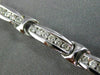 ESTATE 1.75CT DIAMOND 18KT WHITE GOLD 3D CLASSIC 6 STONE CHANNEL TENNIS BRACELET