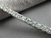 ESTATE 7.30CTW DIAMOND 14KT WHITE GOLD SQUARE LINE TENNIS BRACELET 7.50" #21554