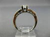 ESTATE EGL 1.70CT PRINCESS DIAMOND 14K WHITE GOLD CLASSIC ENGAGEMENT RING #25520