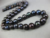 AAA TAHITIAN PEARL 14KT WHITE GOLD 3D CLASSIC 8mm FILIGREE LOCK NECKLACE #22240