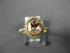 ESTATE WIDE 1.15CT DIAMOND & AAA MORGANITE 14K ROSE GOLD 3D HALO ENGAGEMENT RING
