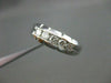 ESTATE WIDE .40CT DIAMOND 5 STONE 14KT WHITE GOLD MENS ANNIVERSARY RING #4047