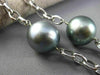 ESTATE EXTRA LARGE & LONG 14K WHITE GOLD AAA TAHITIAN PEARL BY THE YARD NECKLACE
