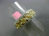 ESTATE 4.26CT DIAMOND 18KT WHITE & YELLOW GOLD 3 STONE WEDDING ANNIVERSARY RING
