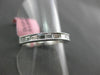 ESTATE .51CT BAGUETTE DIAMOND 18KT WHITE GOLD 3D SEMI ETERNITY ANNIVERSARY RING