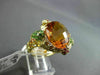 ANTTIQUE LARGE 13.22CT DIAMOND & GEMSTONES 18K YELLOW GOLD EXTRA FACET 3D RING