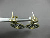 ESTATE EXTRA LARGE 1.20CT DIAMOND 14KT TWO TONE GOLD FILIGREE HANGING EARRINGS