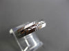 ANTIQUE 14K WHITE GOLD 3D FILIGREE ETERNITY WEDDING ANNIVERSARY RING BAND #18954