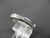 ESTATE 1.45CT DIAMOND 14KT WHITE GOLD PRINCESS CUT CHANNEL ETERNITY RING 3mm