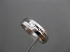 ANTIQUE 14K WHITE GOLD 3D FILIGREE ETERNITY WEDDING ANNIVERSARY RING BAND #18954
