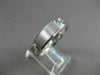 ESTATE WIDE 0.14CTW DIAMOND 14KT WHITE GOLD 4 STONE ETOLIE MENS RING #14553