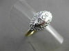 ESTATE .14CT DIAMOND 14KT WHITE & YELLOW GOLD MARQUISE SHAPE 3 STONE RING #21029