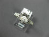 ANTIQUE .60CT DIAMOND 14KT WHITE GOLD FILIGREE SEMI MOUNT ENGAGEMENT RING #14833