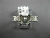 WIDE 1.0CT DIAMOND 14KT WHITE GOLD 3D PRINCESS SEMI MOUNT ENGAGEMENT RING #22408